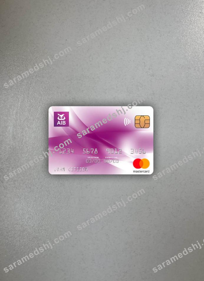 Ireland AIB bank mastercard photolook front